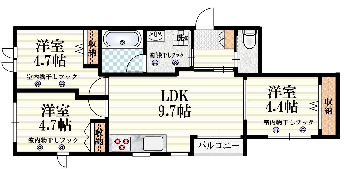 【ステラメゾンの間取り】