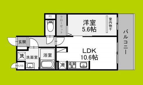 トリニティ三国ヶ丘の間取り