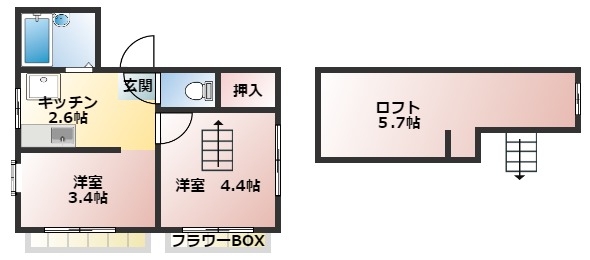 サン・レントコーポの間取り