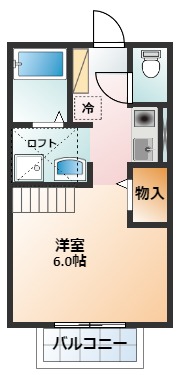 マルシェ中川原の間取り