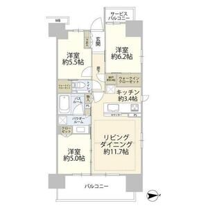 シティタワー葵の間取り