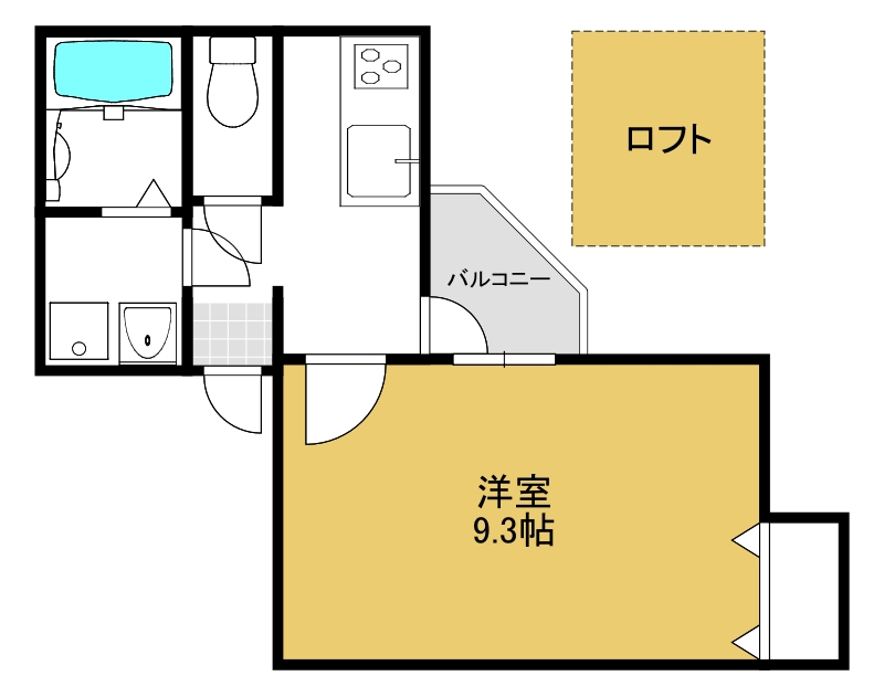 シュロスAKAMAの間取り