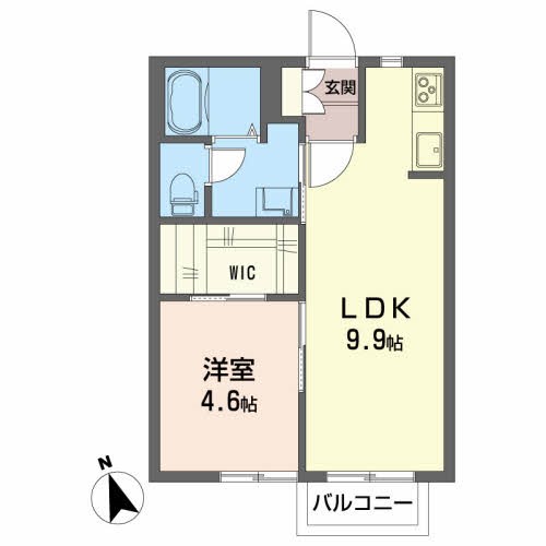 ハイマート上田の間取り