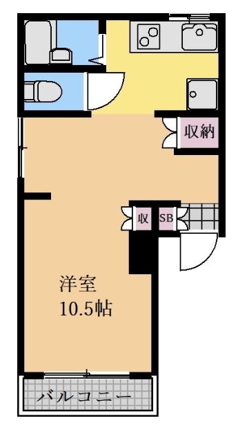 フラット御器所の間取り