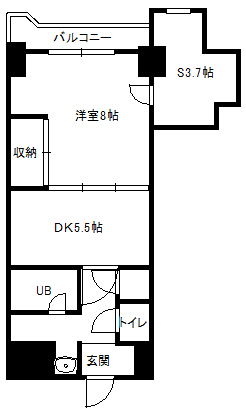 ドミ18ロイヤルの間取り