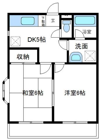 相模原市中央区相生のマンションの間取り