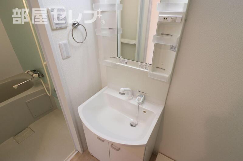 洗面設備　他号室の写真です。