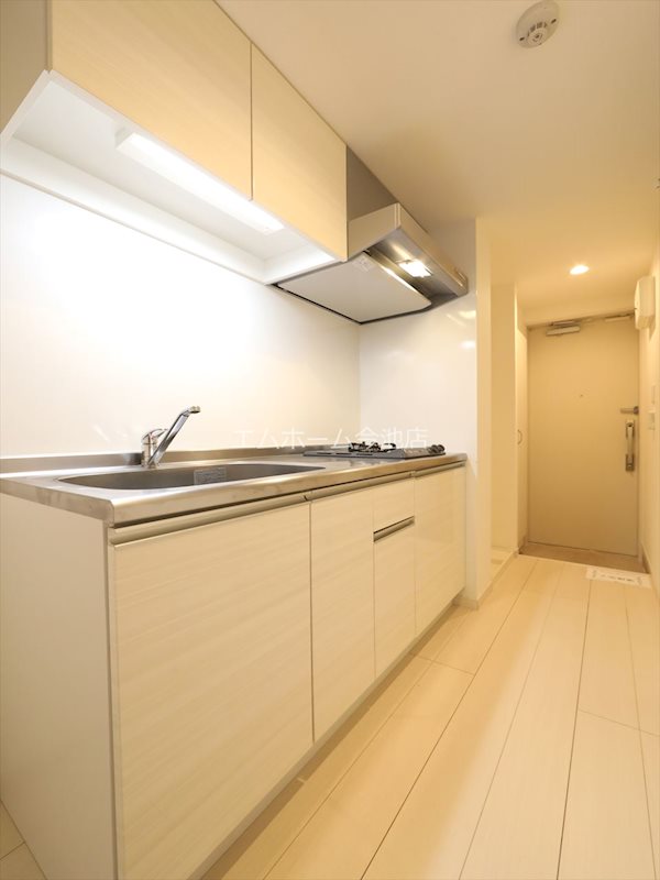 キッチン　システムキッチン（ガス2口コンロ付）