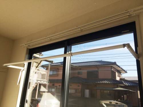 その他設備　室内物干し♪