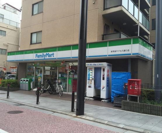 コンビニ　ファミリーマート新馬場サクセス通り店（コンビニ）まで436m