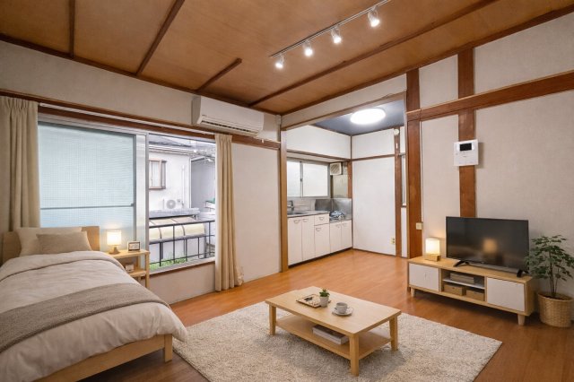 居室・リビング　家具配置イメージ画像です。