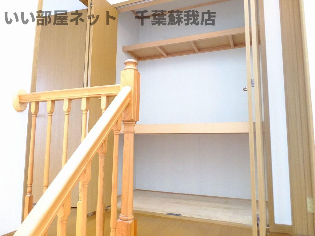 収納　たっぷりとした収納スペースです