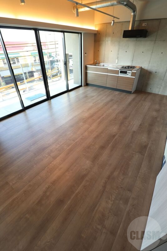 居室・リビング　１２．３帖の広々としたリビングです