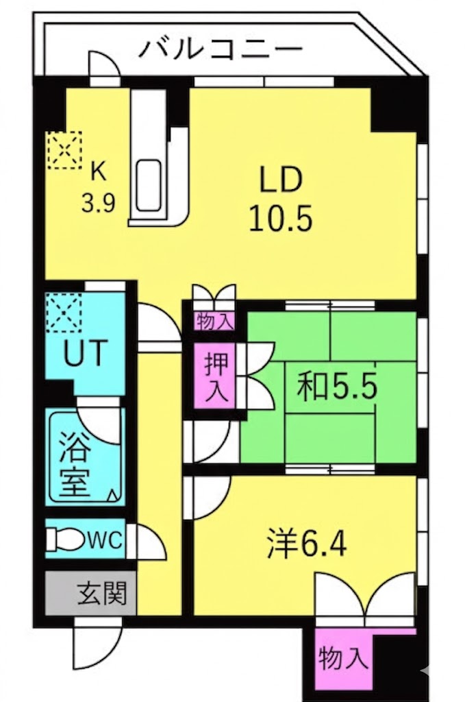 東加古川ミオの間取り写真