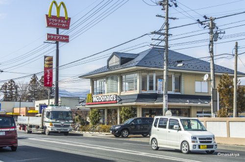 飲食店　マクドナルド 18号長野店（飲食店）まで542m