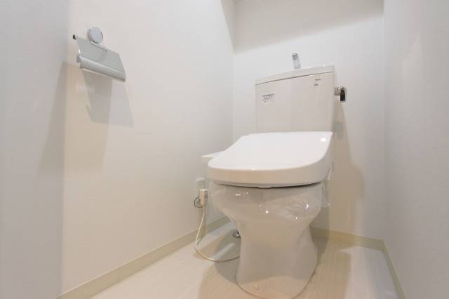 トイレ　トイレも清潔で快適に使えそうです。（反転タイプ）