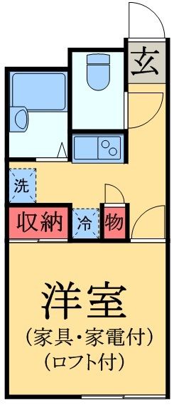 LPクレストBの間取り写真