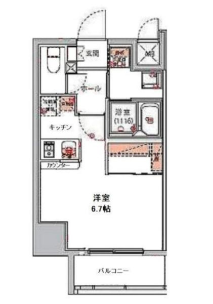 京成押上線 八広駅 徒歩6分 12階建 築11年の間取り写真