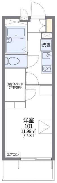 レオパレスNEW GREENIIの間取り写真