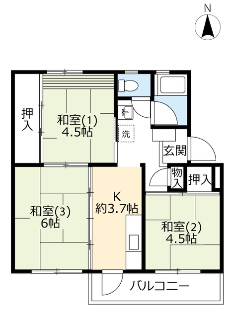 UR小平の間取り写真