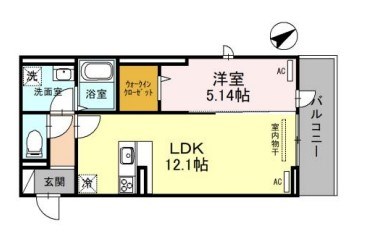 D-Place西飾磨 Blossomの間取り写真