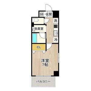 名鉄名古屋本線 名鉄名古屋駅 徒歩10分 15階建 築20年の間取り写真