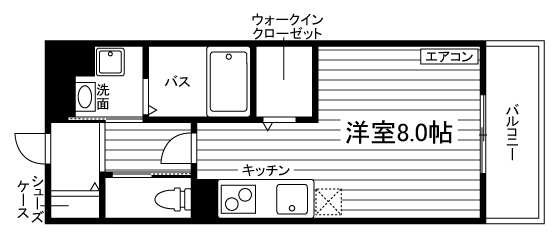 S-FORT大分大手町の間取り写真