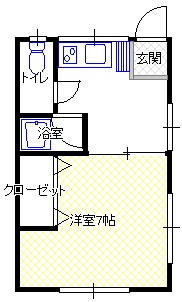 アメニティーハイツの間取り