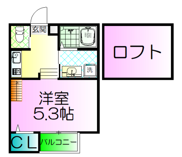 ビブレスト石津の間取り