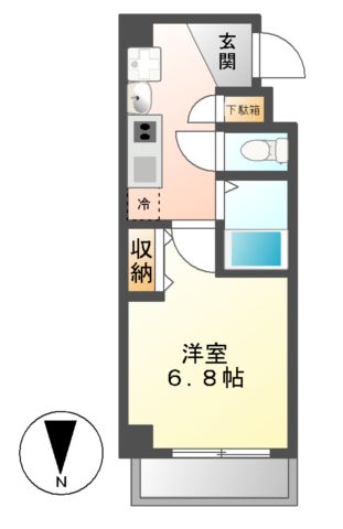 クレストステージ名駅の間取り