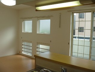 その他　キッチンからはこのような感じで見えます