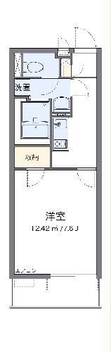 クレイノグラシアス　ツーの間取り