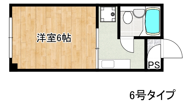 ふぁみ ゆ千里山の間取り