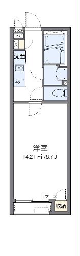 クレイノ新白河の間取り