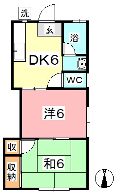 滝澤コーポの間取り