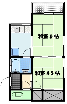 丸栄アパートの間取り