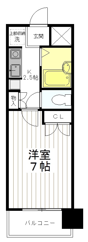 サンシティ五橋の間取り