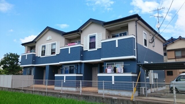 朝倉郡筑前町中牟田のアパートの建物外観