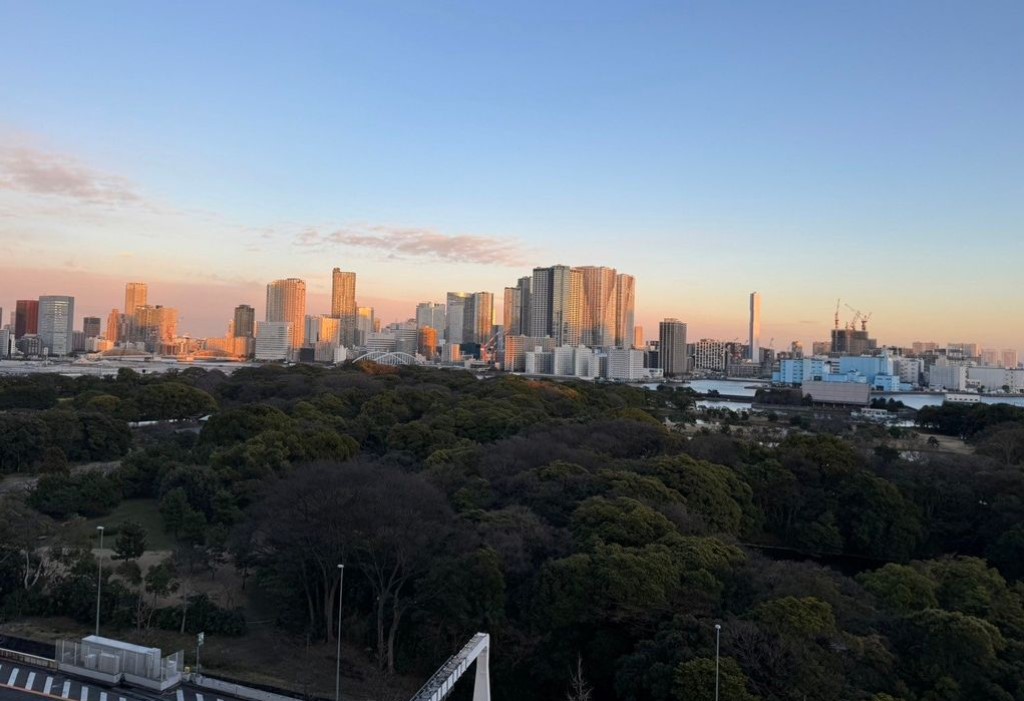 【港区東新橋のマンションの眺望】