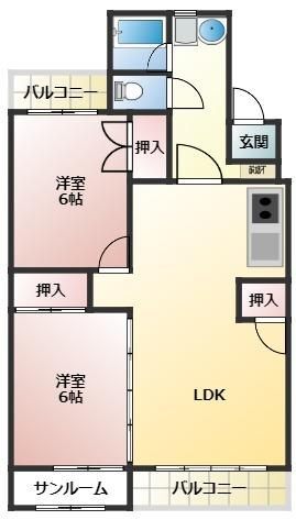 インペリアルハイツの間取り