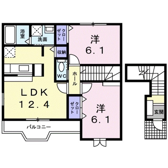 レジデンス・丸栖Iの間取り