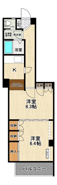 カーサ清水台の間取り