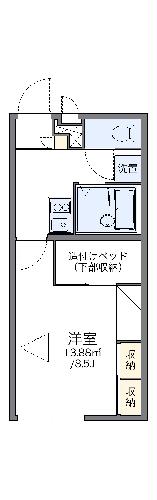 レオパレスＤＲＥＡＭの間取り