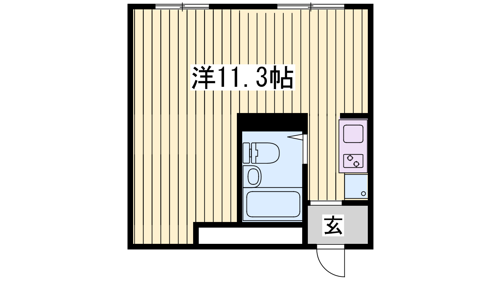 しらさぎメモリアルの間取り