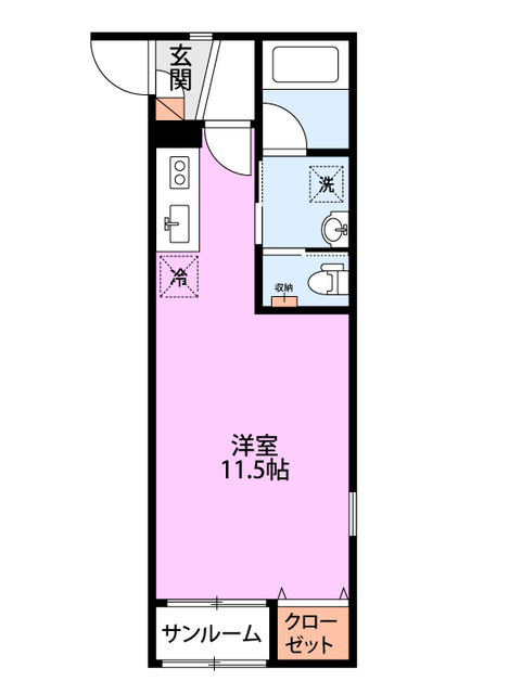 シュエットブラン寺尾の間取り