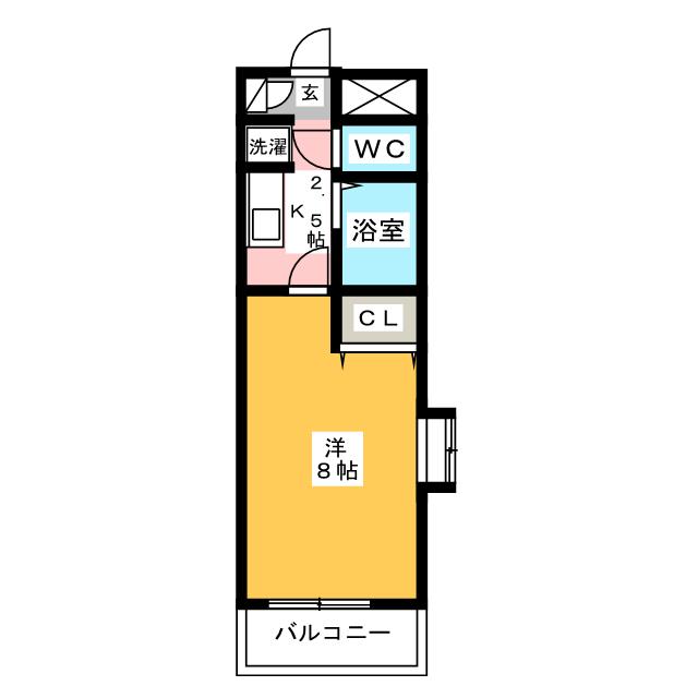 ベアージュ博多の間取り