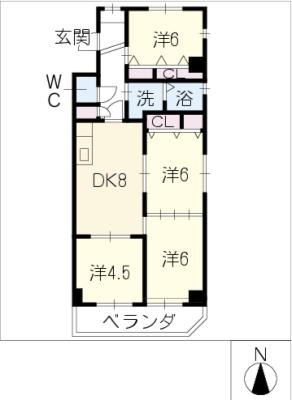 サンピア植田の間取り