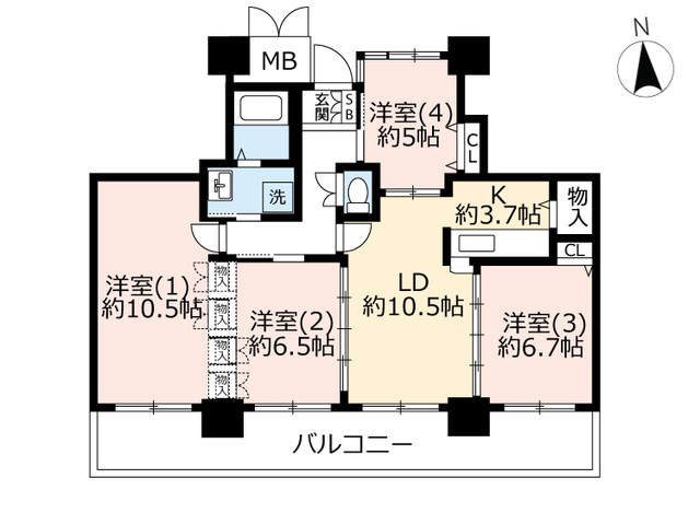 ＵＲアクシオス千種の間取り