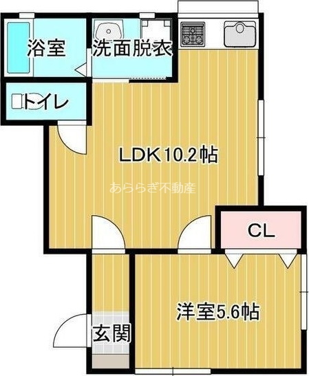 浜松市中央区佐藤のマンションの間取り