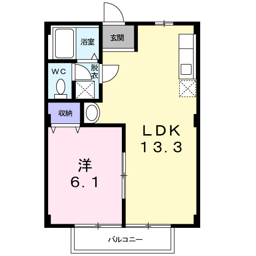 シティハイツ千田Iの間取り